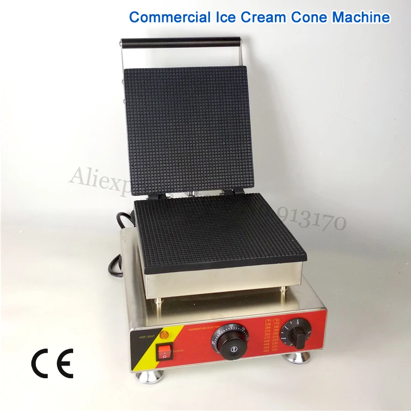 25cmx25cm Square Pan Electric Crispy Waffle Machine Stainless Steel Crispy Pancake Ice Cream Cone Maker 220V/110V 1500W
25cmx25cm Square Pan Electric Crispy Waffle Machine Stainless Steel Crispy Pancake Ice Cream Cone Maker 220V/110V 1500W