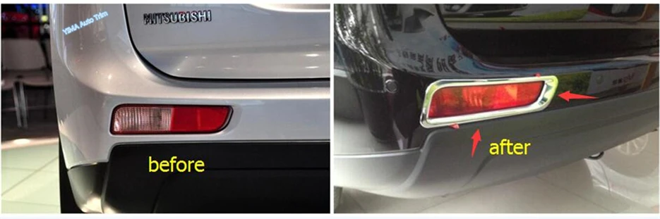 Lapetus Exterior 2 Pcs ! Chrome Rear Fog Light Lamp Cover Trims For Mitsubishi Outlander EX 2013 2014 New Style
Lapetus Exterior 2 Pcs ! Chrome Rear Fog Light Lamp Cover Trims For Mitsubishi Outlander EX 2013 2014 New Style