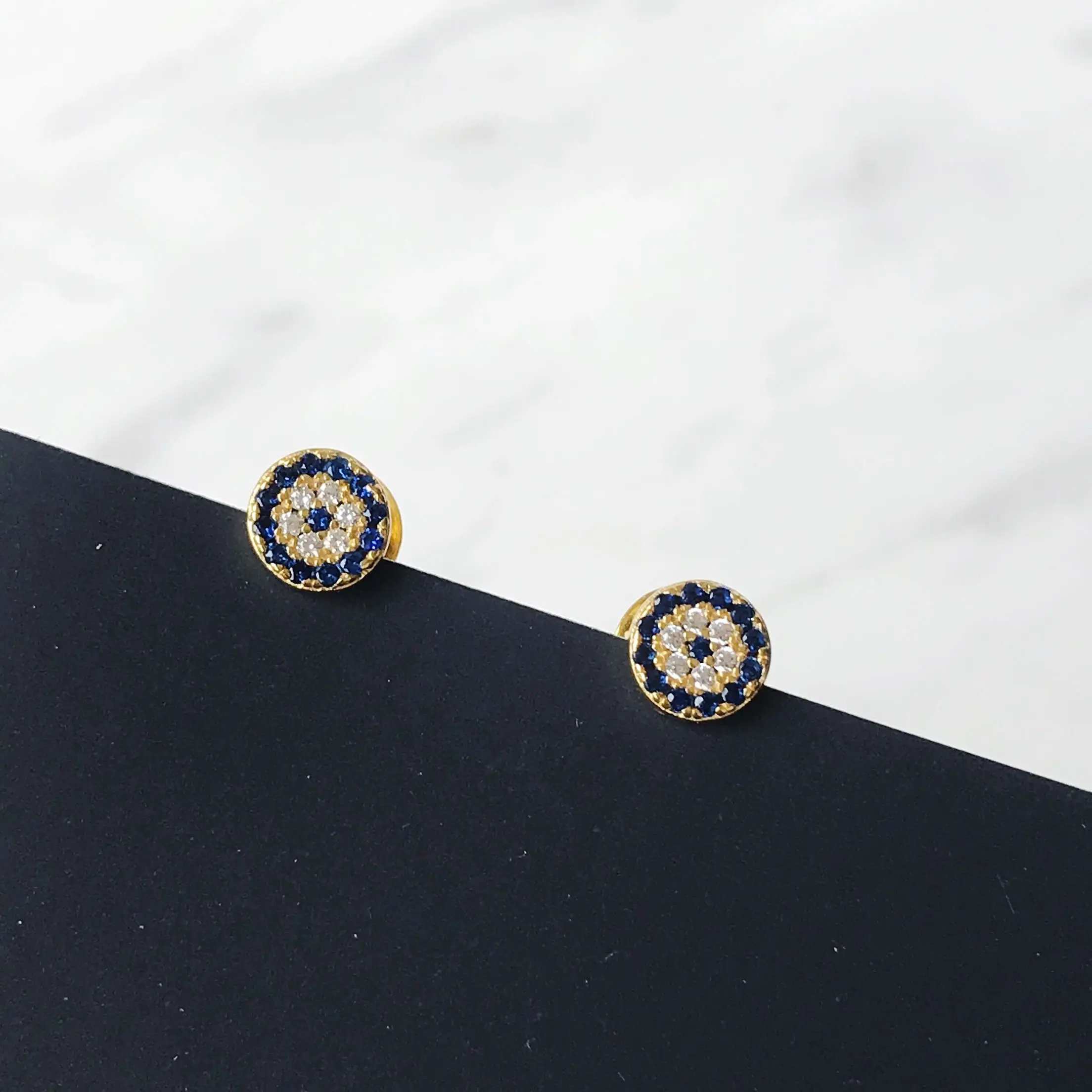 Lucky Eye Earrings Coloured Zircon Ear Nails S925 Silver Turkish Devil Jewelry Gift Girlfriend Japan Harajuku Design CC flower
Lucky Eye Earrings Coloured Zircon Ear Nails S925 Silver Turkish Devil Jewelry Gift Girlfriend Japan Harajuku Design CC flower