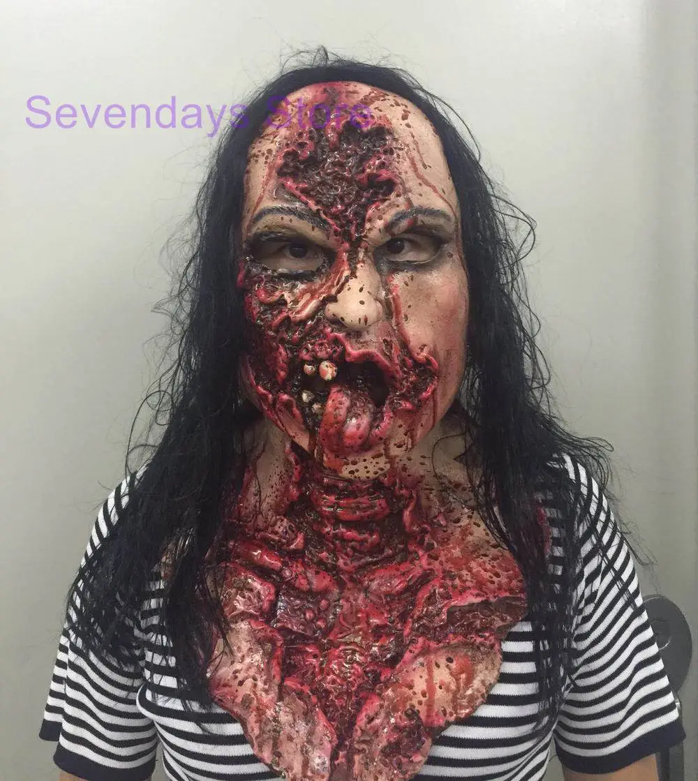 Дышащая Маска на Хэллоуин для взрослых|masks fancy|latex scary masksscary mask |