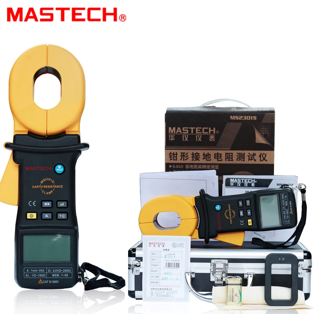 Измеритель заземления MASTECH MS2301, прибор для измерения сопротивления заземления, сопротивления, Мег, Мег, Ом, разрешение 0001 Ом
Измеритель заземления MASTECH MS2301, прибор для измерения сопротивления заземления, сопротивления, Мег, Мег, Ом, разрешение 0001 Ом