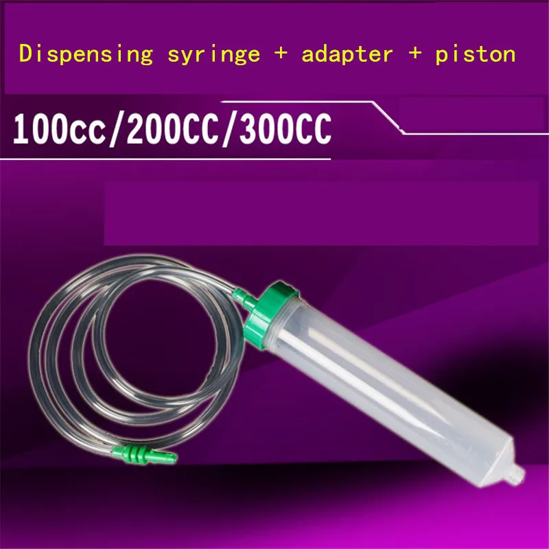 3pcs/set 100CC 200CC 300CC Dispensing syringe + adapter + piston, screw syringe dispensing epoxy, dispensing syringe
3pcs/set 100CC 200CC 300CC Dispensing syringe + adapter + piston, screw syringe dispensing epoxy, dispensing syringe