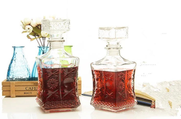 1 шт. графин для вина ликер виски стеклянный модный подарок домашний кухонный