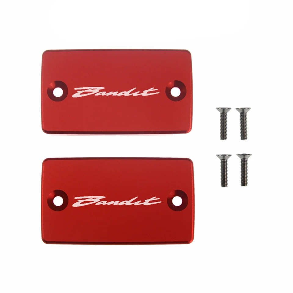 CNC Aluminum Motorcycle Brake Fluid Fuel Reservoir Tank Cover Cap FOR Suzuki Bandit 1250/S/650/S 07-12 Bandit 1200N/S 01-06
CNC Aluminum Motorcycle Brake Fluid Fuel Reservoir Tank Cover Cap FOR Suzuki Bandit 1250/S/650/S 07-12 Bandit 1200N/S 01-06