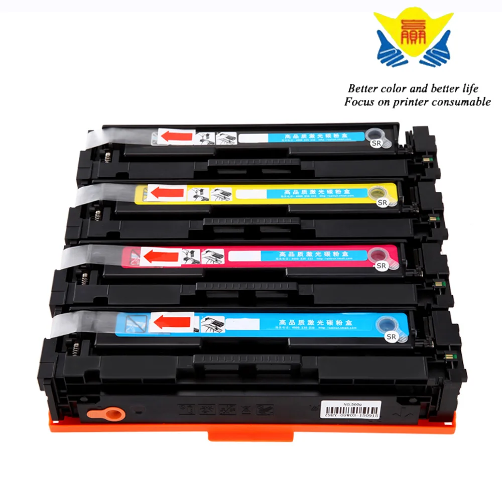 Цветной совместимый картридж с тонером JIANYINGCHEN CF400A CF401 CF402 CF403 для HPs color LaserJet M277 M277dw