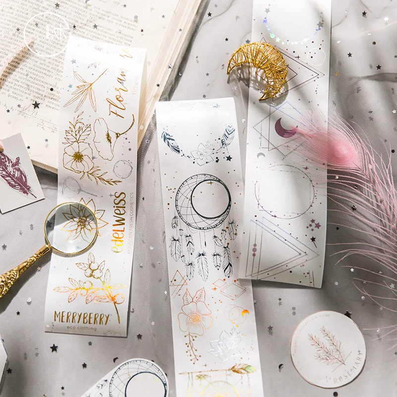 10 pcs/1 lot Washi Masking Tapes Glimmering stars Decorative Adhesive Scrapbooking DIY Paper Japanese Stickers 3m/5m
10 pcs/1 lot Washi Masking Tapes Glimmering stars Decorative Adhesive Scrapbooking DIY Paper Japanese Stickers 3m/5m