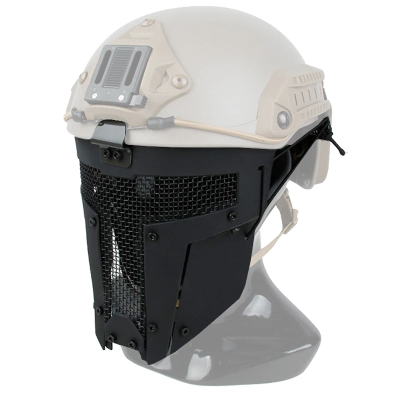 IDOGEAR Полнолицевая тактическая маска нового типа для страйкбола SPT сетчатая