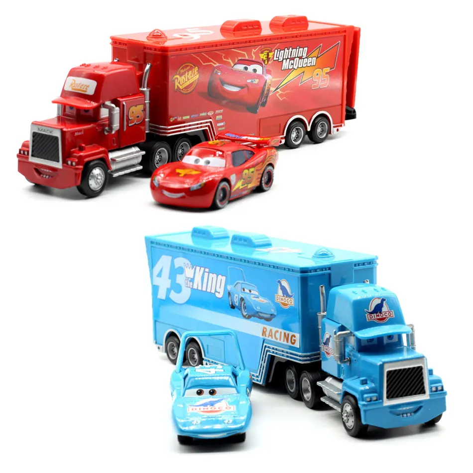 Машинки из мультфильма «Тачки» Disney Pixar, 2 шт., Молния Маккуин, Мак, грузовик, король, 1:55, литые модели из металлического сплава, фигурки, игрушк...
Машинки из мультфильма «Тачки» Disney Pixar, 2 шт., Молния Маккуин, Мак, грузовик, король, 1:55, литые модели из металлического сплава, фигурки, игрушк...