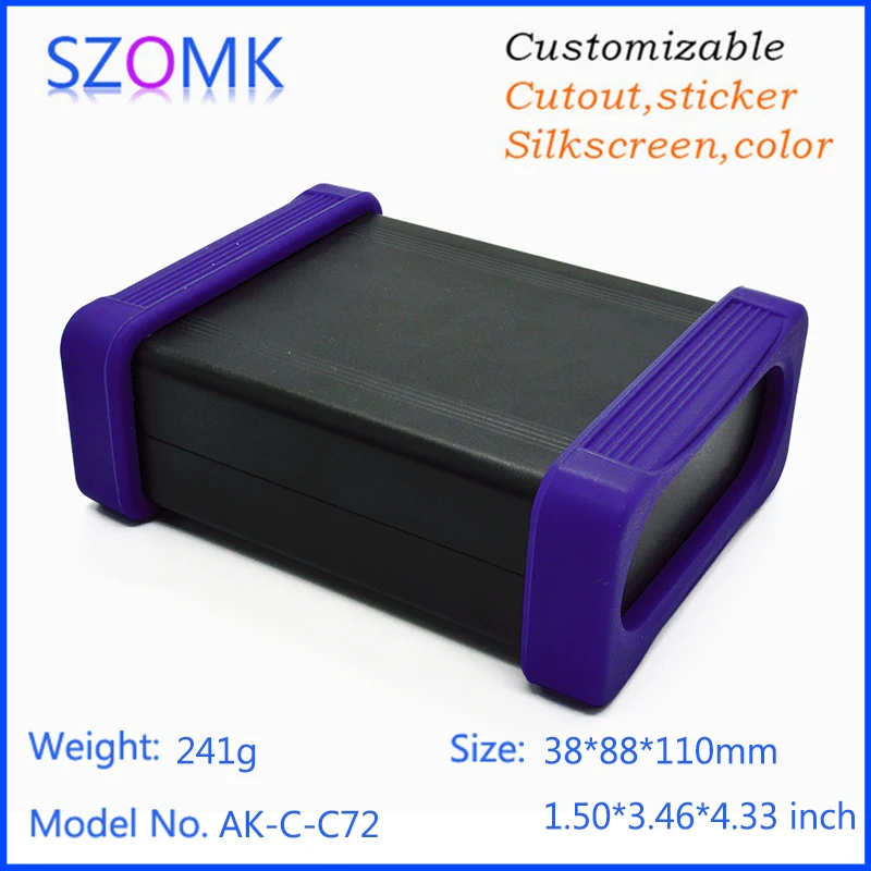 4pcs/lot Black color good looking high quality aluminum case for electronics case 38*88*110mm
4pcs/lot Black color good looking high quality aluminum case for electronics case 38*88*110mm