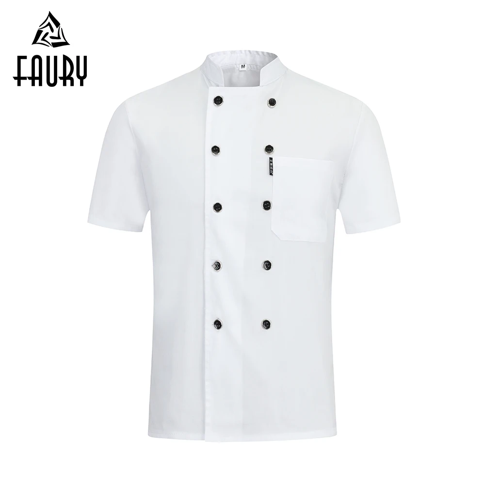 Short Sleeve Mesh Breathable Chef Jackets Kitchen Restaurant Uniform Cafe Food Service Cook Barber Shop Unisex Work Clothes
Short Sleeve Mesh Breathable Chef Jackets Kitchen Restaurant Uniform Cafe Food Service Cook Barber Shop Unisex Work Clothes