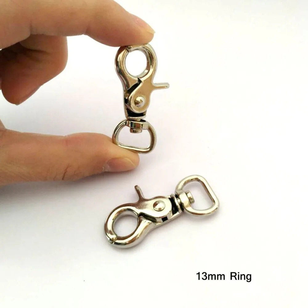 30pcs/lot 13mm 0.5 inch nickle color Alloy Swivel Clasps Snap Key Hooks DIY Key Chain Ring Free Shipping Ring-43MM
30pcs/lot 13mm 0.5 inch nickle color Alloy Swivel Clasps Snap Key Hooks DIY Key Chain Ring Free Shipping Ring-43MM