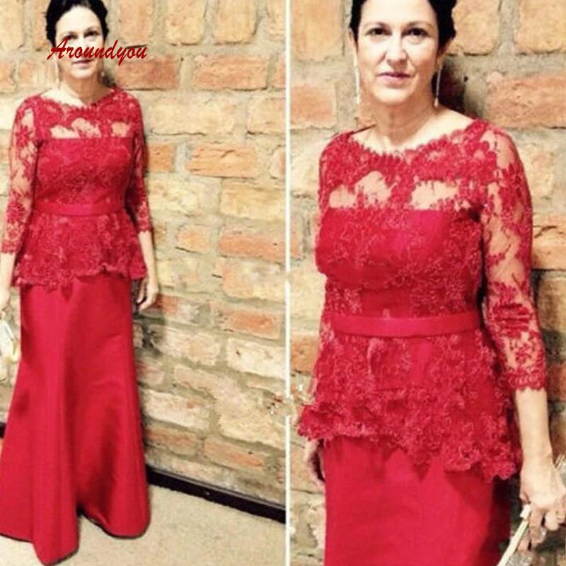Red Lace Mother of the Bride Dresses for Weddings Mermaid Dinner Plus Size Formal Gowns Groom Godmother Dresses 2019
Red Lace Mother of the Bride Dresses for Weddings Mermaid Dinner Plus Size Formal Gowns Groom Godmother Dresses 2019