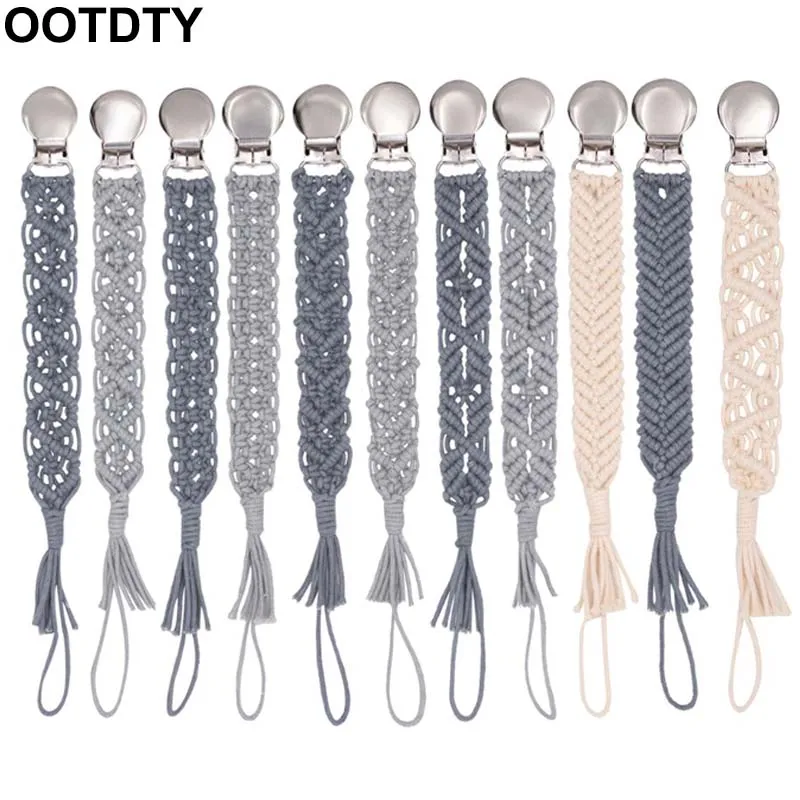 Vintage Simple Crochet Pacifier Clip Baby Cotton Tassel Pacifier Chain for Newborn Teething Soother Chew Dummy Clips hand made
Vintage Simple Crochet Pacifier Clip Baby Cotton Tassel Pacifier Chain for Newborn Teething Soother Chew Dummy Clips hand made