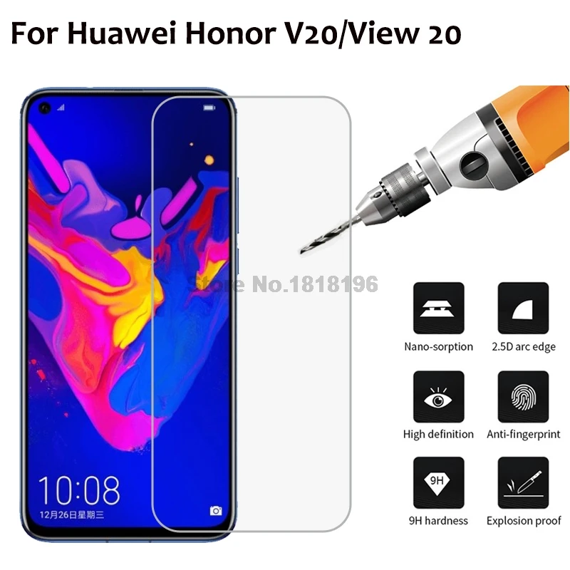 Закаленное стекло 9H для Honor View 20, защитное стекло, защита экрана телефона, Защитная пленка для телефона для Huawei Honor V20 V 20 6,4
Закаленное стекло 9H для Honor View 20, защитное стекло, защита экрана телефона, Защитная пленка для телефона для Huawei Honor V20 V 20 6,4