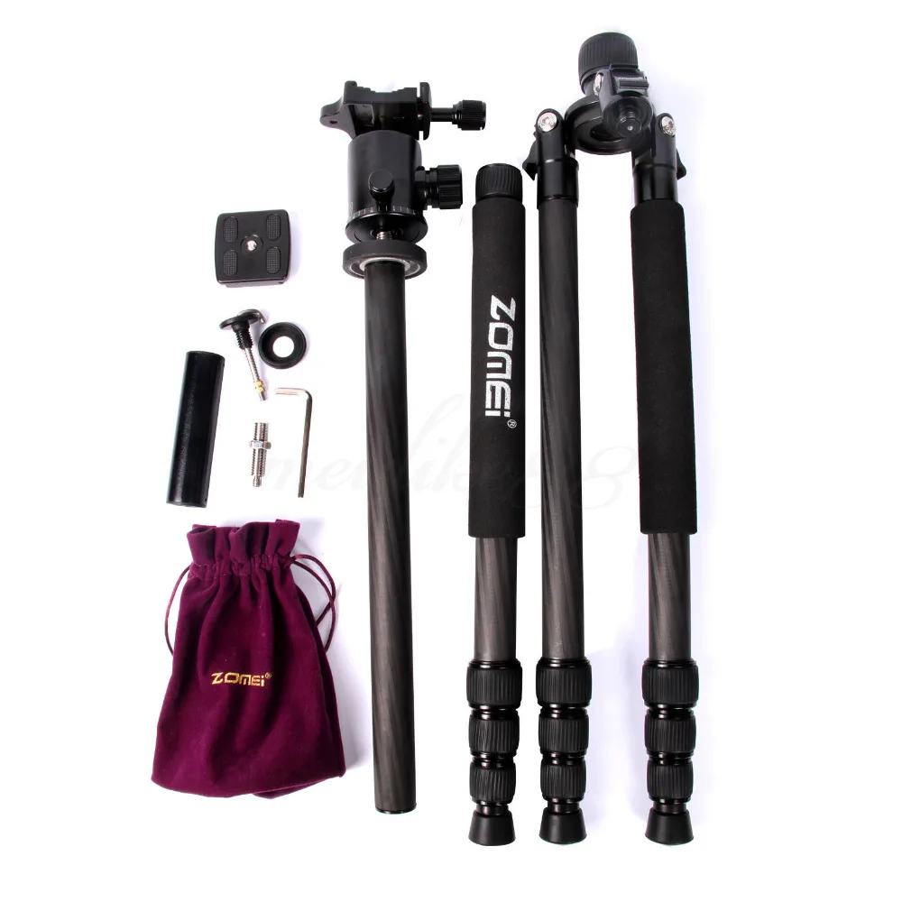 Z818C Portable travel tripod 3-Way Ball Head Carbon fiber Camera Tripod Stand for Canon Nikon Sony Digital SLR DSLR Camera
Z818C Portable travel tripod 3-Way Ball Head Carbon fiber Camera Tripod Stand for Canon Nikon Sony Digital SLR DSLR Camera