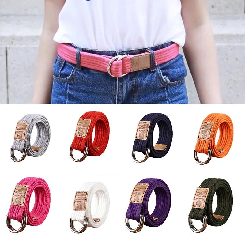 Belt Women Fashion Unisex Canvas Fabric Webbing Waist Belts Jeans D Ring Sport Outdoor Military Waistband
Belt Women Fashion Unisex Canvas Fabric Webbing Waist Belts Jeans D Ring Sport Outdoor Military Waistband