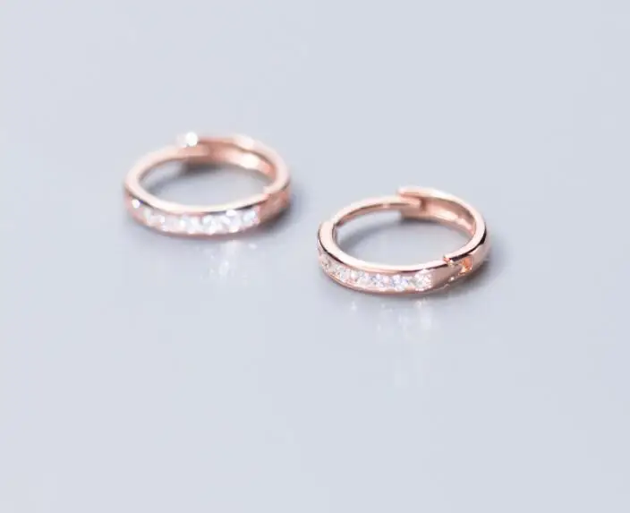 13mm 1pair Real. 925 Sterling Silver jewelry Mini CZ AAA+ Round Circle Hoop Huggie Earrings C-G0037
13mm 1pair Real. 925 Sterling Silver jewelry Mini CZ AAA+ Round Circle Hoop Huggie Earrings C-G0037