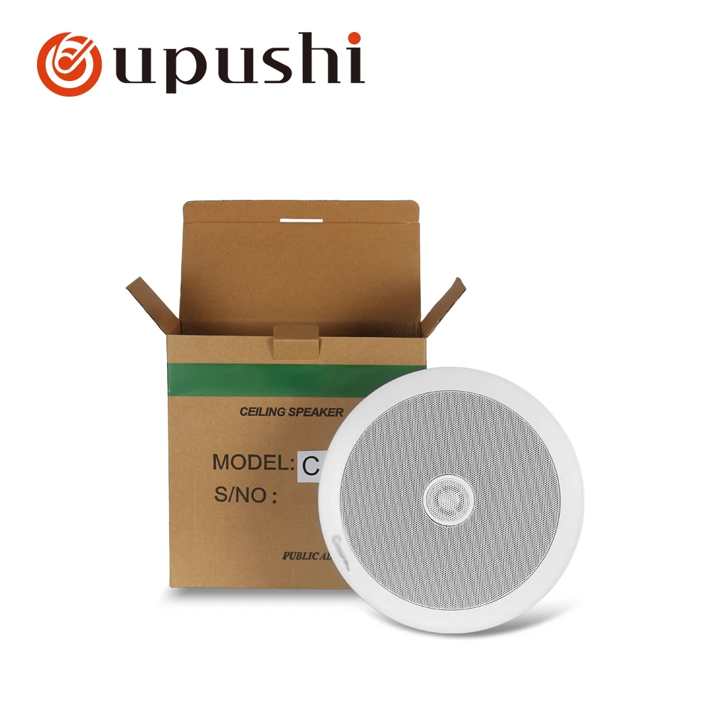 Oupushi CA226 coaxial bass ceiling speaker have high and low sound level and high fidelity sound quality L
Oupushi CA226 coaxial bass ceiling speaker have high and low sound level and high fidelity sound quality L