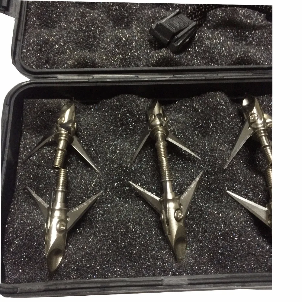 head arow with box cutting arrow heads 3 blades arrow tips for crossbow hunting 100 gn
head arow with box cutting arrow heads 3 blades arrow tips for crossbow hunting 100 gn