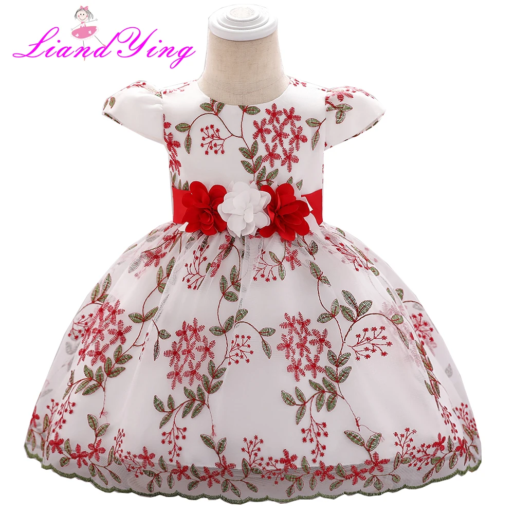 Cute Baby Dresses for Girls Birthday Baby Embroidery Princess Dress For Girl Tutu Christening Baptism Gown Girls 1 Year Vestido
Cute Baby Dresses for Girls Birthday Baby Embroidery Princess Dress For Girl Tutu Christening Baptism Gown Girls 1 Year Vestido