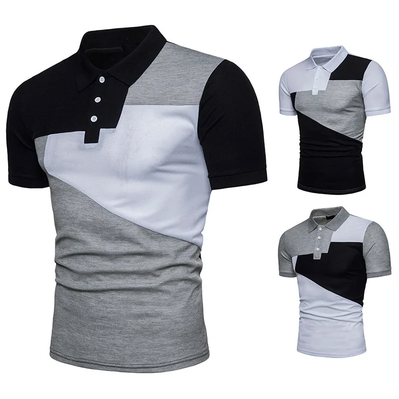 Summer Men Fashion Tshirts Men Short Sleeve T-shirt Casual Lapel Pullover Tops Mens Clothing Brand
Summer Men Fashion Tshirts Men Short Sleeve T-shirt Casual Lapel Pullover Tops Mens Clothing Brand