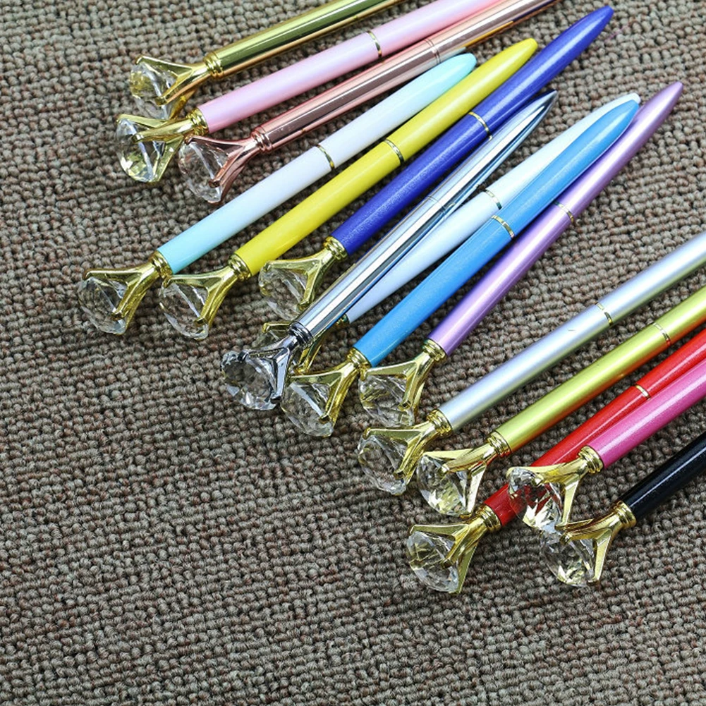 Ballpoint Big Gem Metal Ball Pen With Large Diamond oily Pens High quality Office and School Use
Ballpoint Big Gem Metal Ball Pen With Large Diamond oily Pens High quality Office and School Use