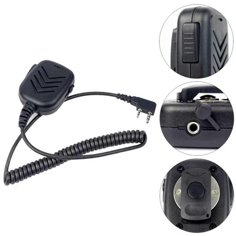 2pcs NEW 2 PIN PTT Speaker Microphone for Radio Walkie Talkie TYT HYT WONXUN Baofeng UV-5R 888S Two Way Radio
2pcs NEW 2 PIN PTT Speaker Microphone for Radio Walkie Talkie TYT HYT WONXUN Baofeng UV-5R 888S Two Way Radio