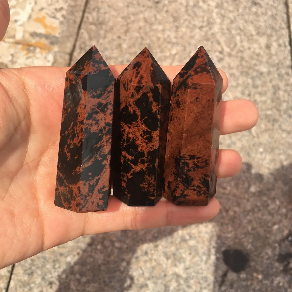 3pcs high quality 100% natural stones and minerals red obsidian wand point healing crystals for home decoration wholesale
3pcs high quality 100% natural stones and minerals red obsidian wand point healing crystals for home decoration wholesale