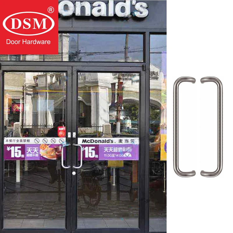 Offset Entrance Door Handle SUS304 Grade Stainless Steel Pull Handles for Entry/Glass/Shop/Store Barn&Gates PA-117-25*300mm
Offset Entrance Door Handle SUS304 Grade Stainless Steel Pull Handles for Entry/Glass/Shop/Store Barn&Gates PA-117-25*300mm