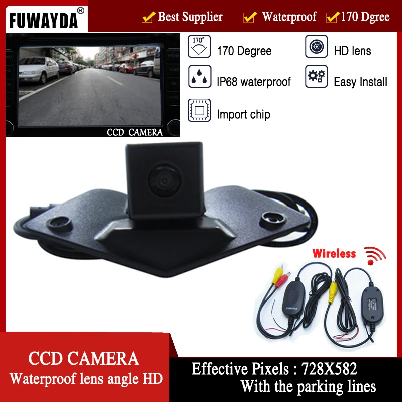 

FUWAYDA wireless car Front view camera CCD car Logo mark for Benz Mercedes Vito Viano A B C E G GL SLK GLK SL R GLA CL CLA AMG