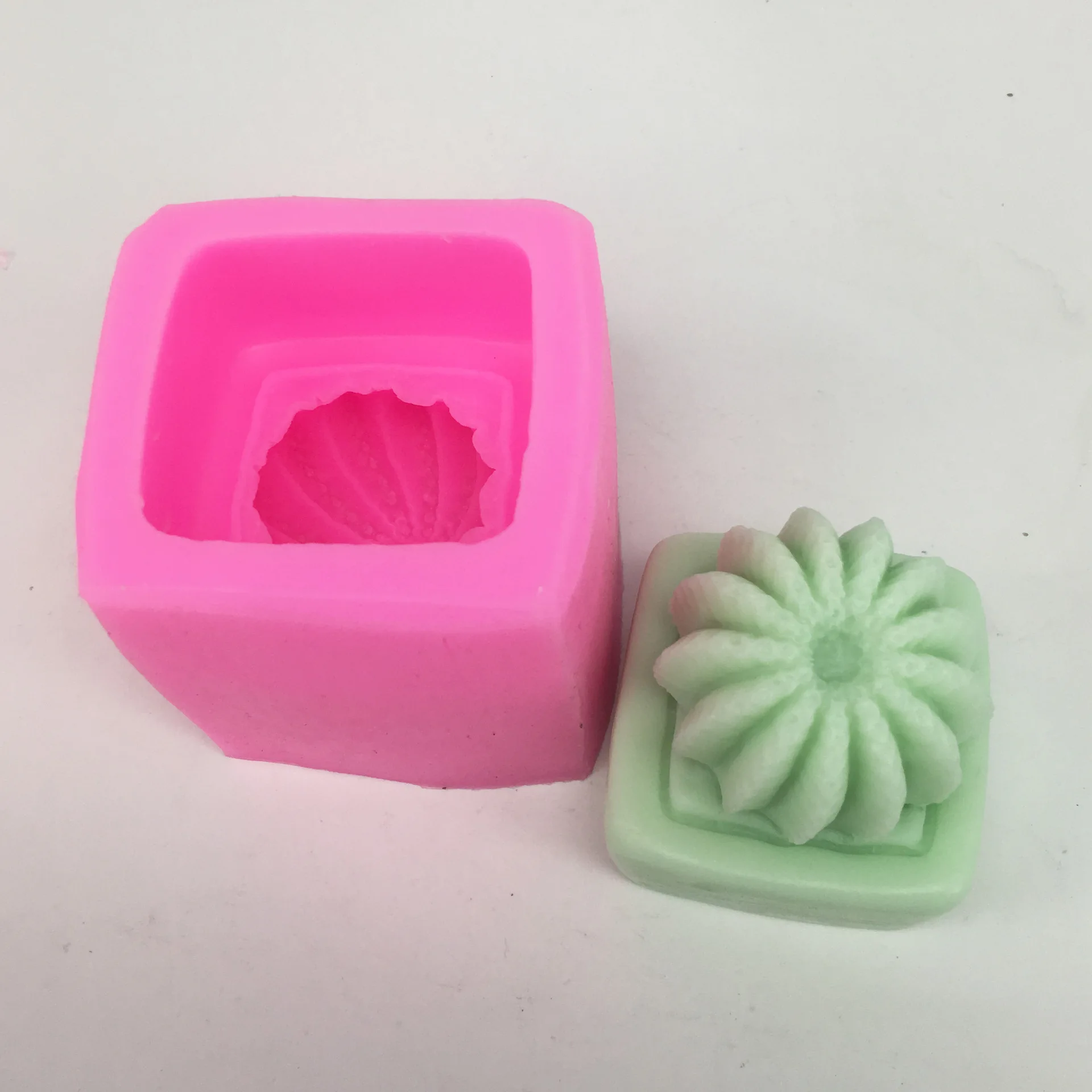 

Cactus Ball Silicone Soap Mold 3d Gypsum Craft Desktop Decorating Clay Craft Molds DIY Candle Soap Making Mould