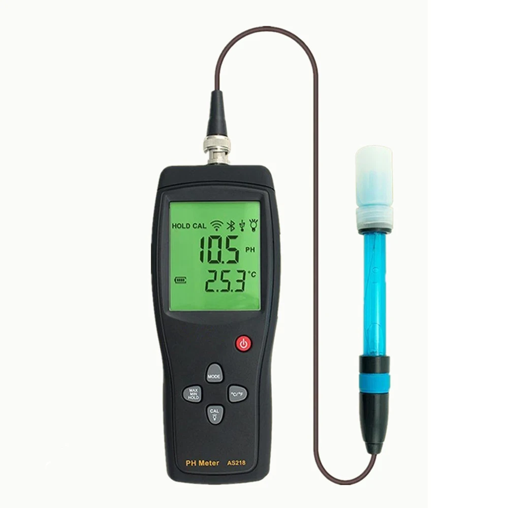 Hot Sale High Precision Digital PH Meter the Soil PH Meter AS218 0.00~14.00pH Moisture measuring Instrument Water PH Tester
Hot Sale High Precision Digital PH Meter the Soil PH Meter AS218 0.00~14.00pH Moisture measuring Instrument Water PH Tester