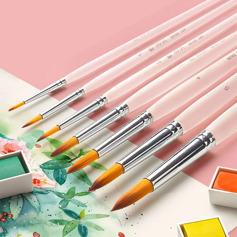 7 pcs watercolor brush beginner hand painted paint pen pointed head nylon gouache painting adult special art professional tools
7 pcs watercolor brush beginner hand painted paint pen pointed head nylon gouache painting adult special art professional tools
