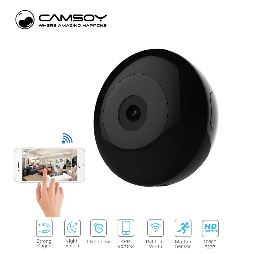 Мини Камера HD camsoy C2 IP ИК эндоскоп Беспроводной переносной мини Micro движения
