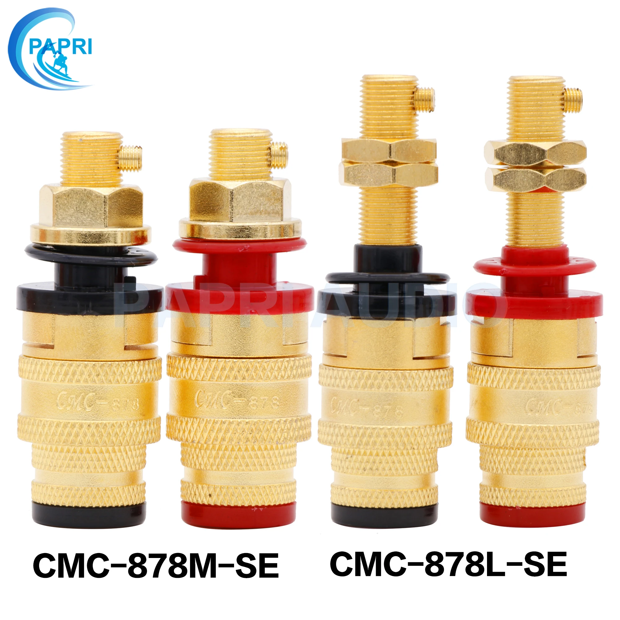 PAPRI CMC-878M-SE 878L-SE OFC Brass Gold Plated Longer Binding Post To Y Style Plug Banana Plug Audio Speaker CD Player Speaker
PAPRI CMC-878M-SE 878L-SE OFC Brass Gold Plated Longer Binding Post To Y Style Plug Banana Plug Audio Speaker CD Player Speaker