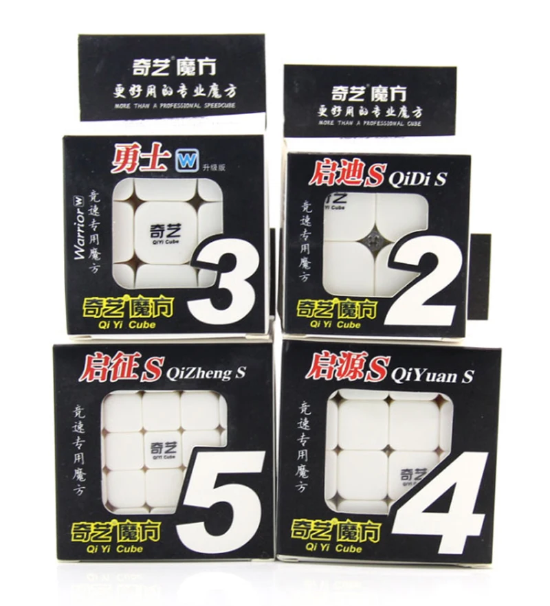 QiYi Warrior W 3x3 black Speed Cube QiYuan S 4x4 Stickerless QiZheng S 5x5 stickerless magic speed cube Puzzle
QiYi Warrior W 3x3 black Speed Cube QiYuan S 4x4 Stickerless QiZheng S 5x5 stickerless magic speed cube Puzzle