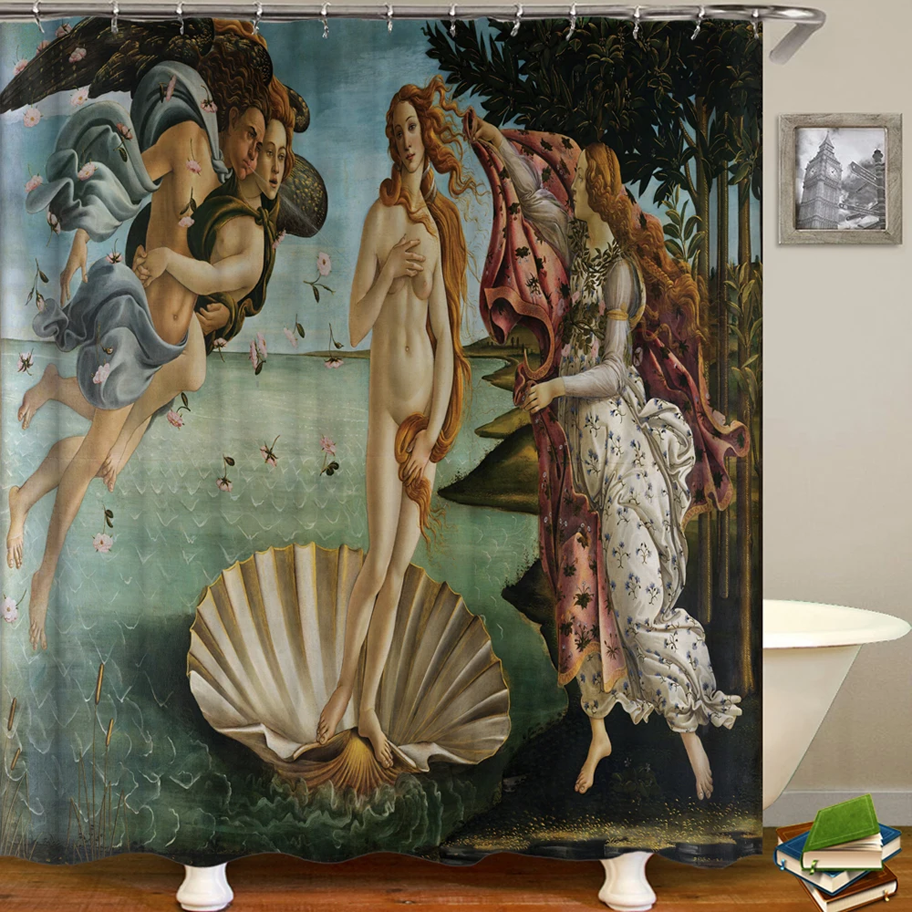 Greek Mythology Venus Shower Curtain Polyester Waterproof douchegordijn New Bathroom Shower Curtain 180x200cm
Greek Mythology Venus Shower Curtain Polyester Waterproof douchegordijn New Bathroom Shower Curtain 180x200cm