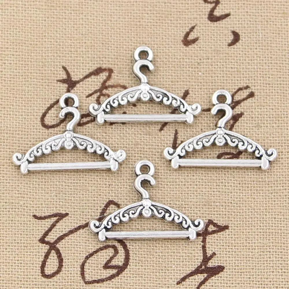 15pcs Charms Hanger Clothes Stand 24x17mm Antique Making Pendant fit,Vintage Tibetan Bronze Silver color,DIY Handmade Jewelry
15pcs Charms Hanger Clothes Stand 24x17mm Antique Making Pendant fit,Vintage Tibetan Bronze Silver color,DIY Handmade Jewelry