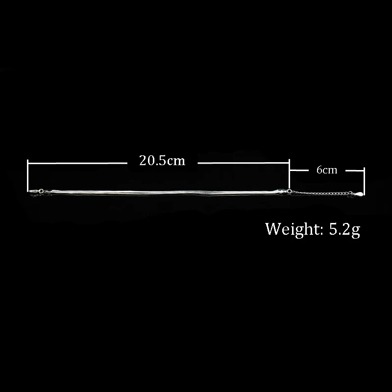 Hot Sale Sexy Beach Multilayer Snake Bones Anklets Foot Chain 925 Sterling Silver Foot Anklet Bracelet For Fashion Women Jewelry
Hot Sale Sexy Beach Multilayer Snake Bones Anklets Foot Chain 925 Sterling Silver Foot Anklet Bracelet For Fashion Women Jewelry