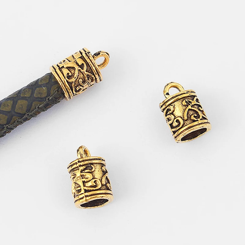 20pcs 12.5*8mm Antique Gold Barrel End Caps Beads Stopper For 5 mm Round Leather Bracelet Necklace Cord Jewelry Making Materials
20pcs 12.5*8mm Antique Gold Barrel End Caps Beads Stopper For 5 mm Round Leather Bracelet Necklace Cord Jewelry Making Materials