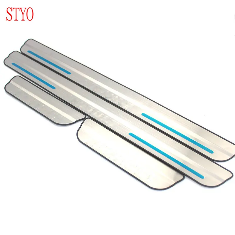 STYO Car Stainless Steel Door Sill Threshold pad Scuff Plate Protector pedals pad trim cover for RENAULT KADJAR 2016-2018
STYO Car Stainless Steel Door Sill Threshold pad Scuff Plate Protector pedals pad trim cover for RENAULT KADJAR 2016-2018
