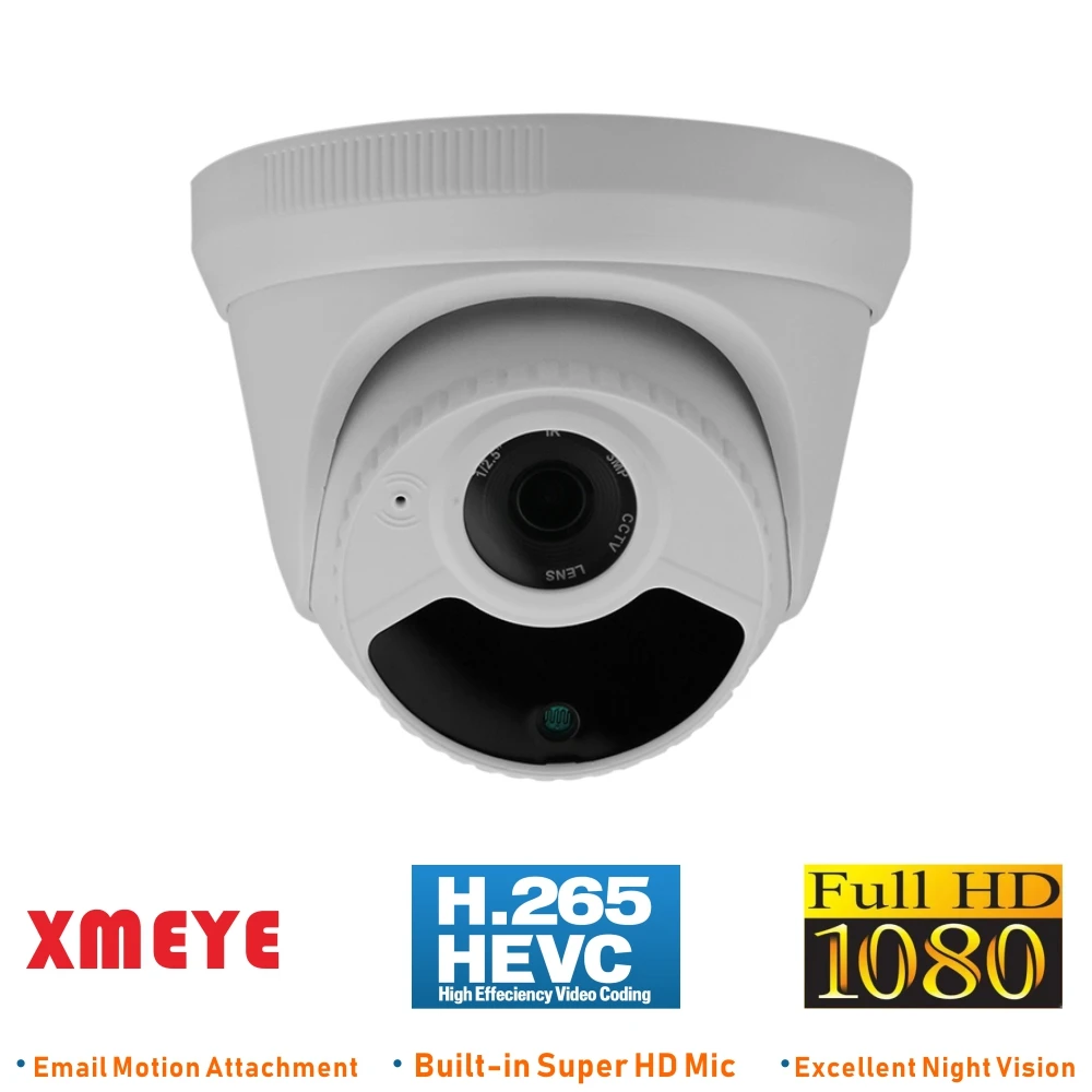 IP камера ENSTER H.265 Onvif HD 1080P PoE с датчиком движения|Камеры видеонаблюдения| |