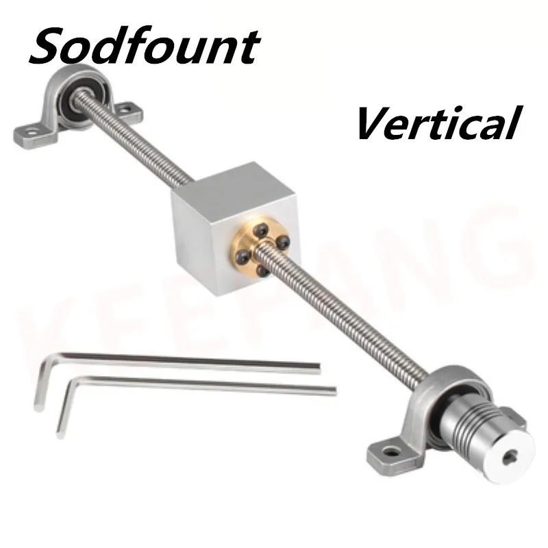 12pcs/set 3d printer accessories T8 Lead Screw stepper motor screw + nut seat nut set diameter 8mm Lead Screw length 150mm-600mm
12pcs/set 3d printer accessories T8 Lead Screw stepper motor screw + nut seat nut set diameter 8mm Lead Screw length 150mm-600mm