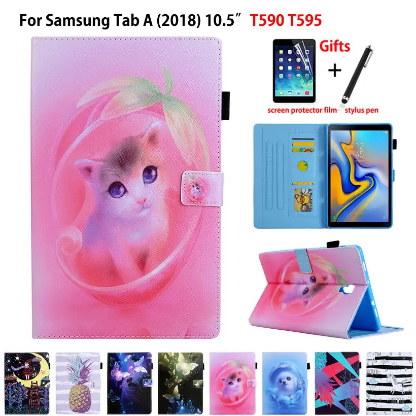 Cute Cat Case For Samsung Galaxy Tab A A2 2018 10.5 inch T590 T595 T597 SM-T590 SM-T595 Cover Funda Tablet Flip Stand Shell
Cute Cat Case For Samsung Galaxy Tab A A2 2018 10.5 inch T590 T595 T597 SM-T590 SM-T595 Cover Funda Tablet Flip Stand Shell