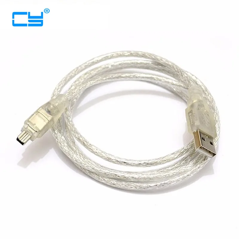 USB штекер к Firewire IEEE 1394 4-контактный iLink адаптер Шнур firewire кабель для SONY DCR-TRV75E DV |