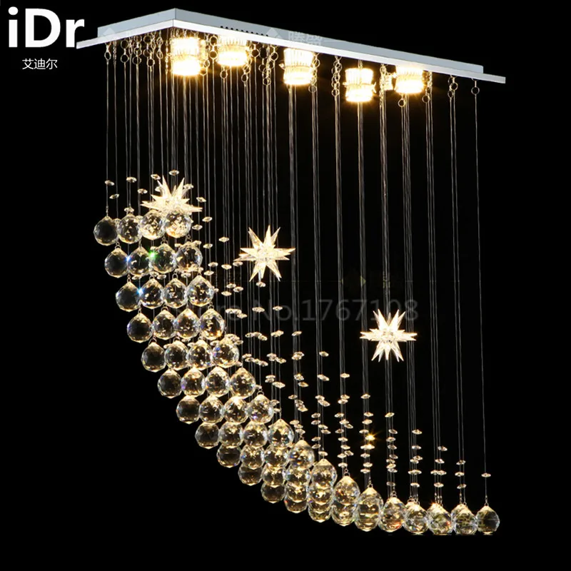 led crystal chandelier living room bedroom lamp creative restaurant hanging wire lamps modern minimalist personality iDr-0029
led crystal chandelier living room bedroom lamp creative restaurant hanging wire lamps modern minimalist personality iDr-0029