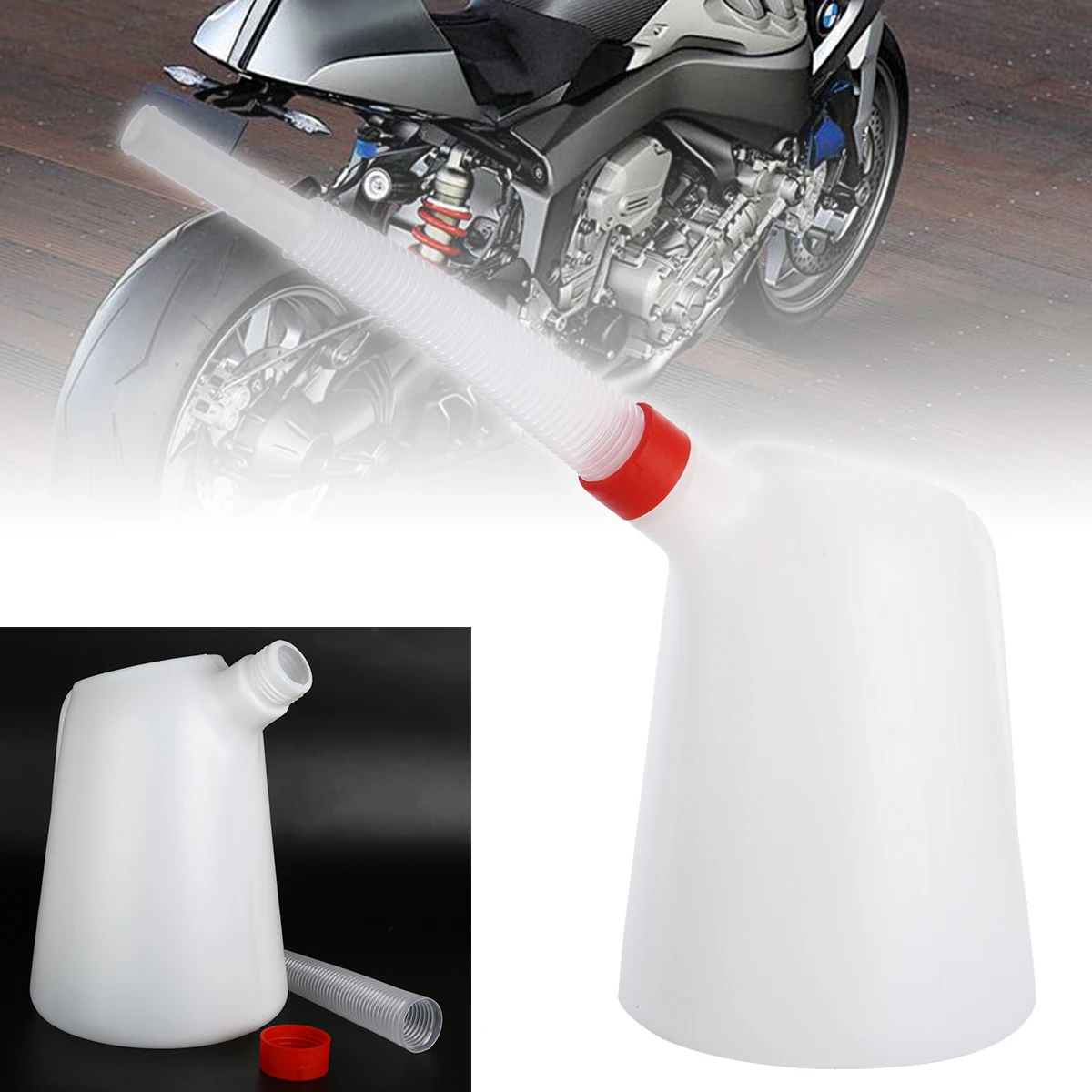1pc Universal Plastic Oiler 5 Litre Garage Oil Fuel/Oil Measuring Jug With Flexible Spout For Car Motorcycle
1pc Universal Plastic Oiler 5 Litre Garage Oil Fuel/Oil Measuring Jug With Flexible Spout For Car Motorcycle