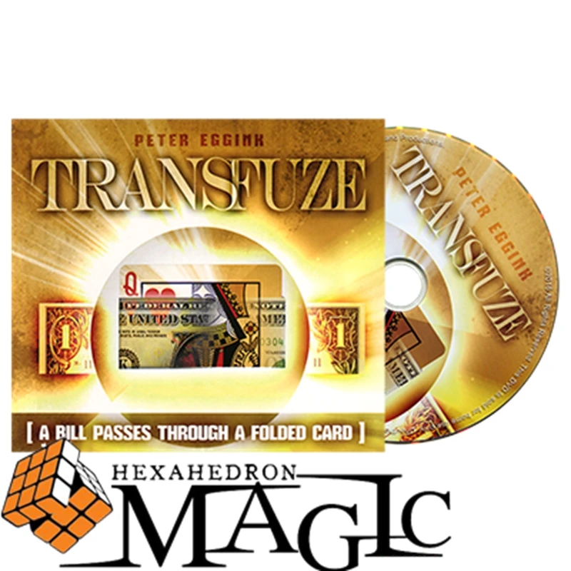 Transfuze DVD and Gimmick Peter Eggink close-up stage Parlor street card bill magic tricks products wholesale free shipping
Transfuze DVD and Gimmick Peter Eggink close-up stage Parlor street card bill magic tricks products wholesale free shipping