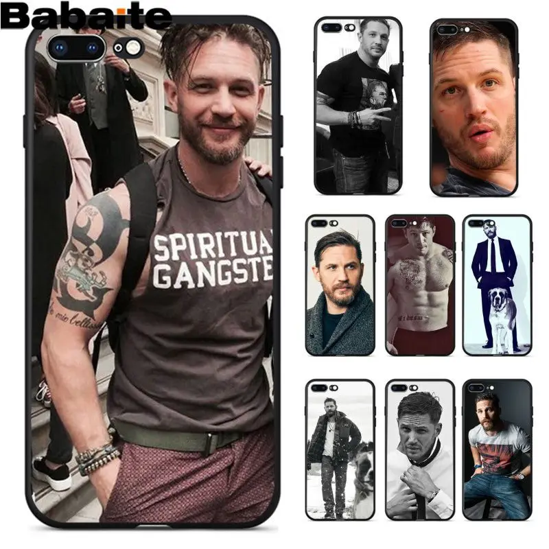 Популярный пользовательский чехол для телефона из ТПУ Tom Hardy Apple iPhone 8 7 6 6S Plus X XS MAX 5