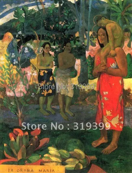 Oil Painting Reproduction,Ia Orana Maria (Hail Mary) by paul gauguin,Free Shipping,100% handmade on linen canvas,oil paintings
Oil Painting Reproduction,Ia Orana Maria (Hail Mary) by paul gauguin,Free Shipping,100% handmade on linen canvas,oil paintings